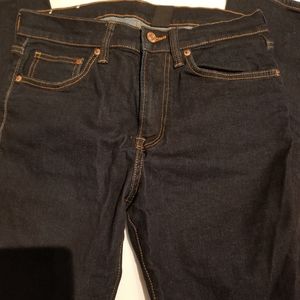 H&M SKINNY DARK WASH JEAN EUC 31×32
